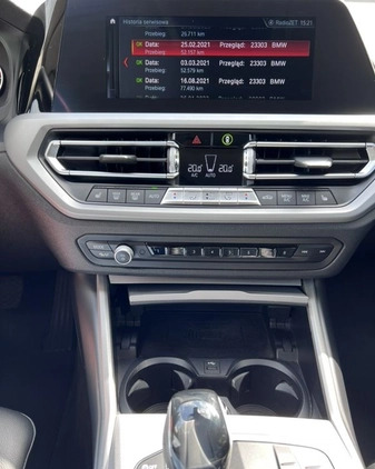 BMW Seria 3 cena 99700 przebieg: 162000, rok produkcji 2019 z Chojnice małe 301